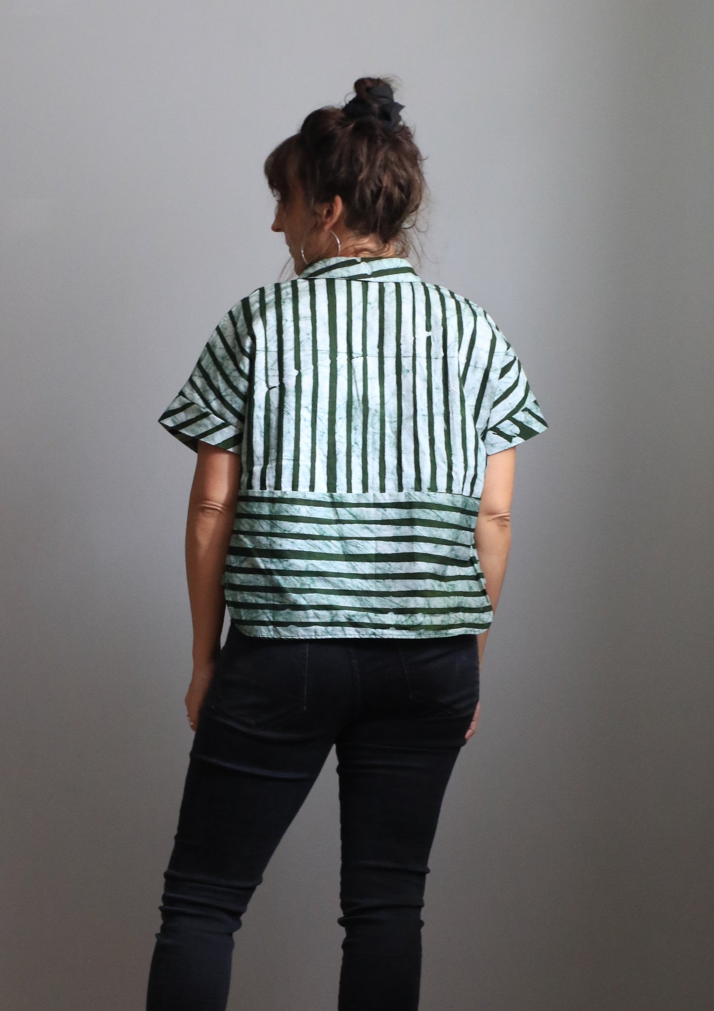 Kisi Box Shirt - Green Makola