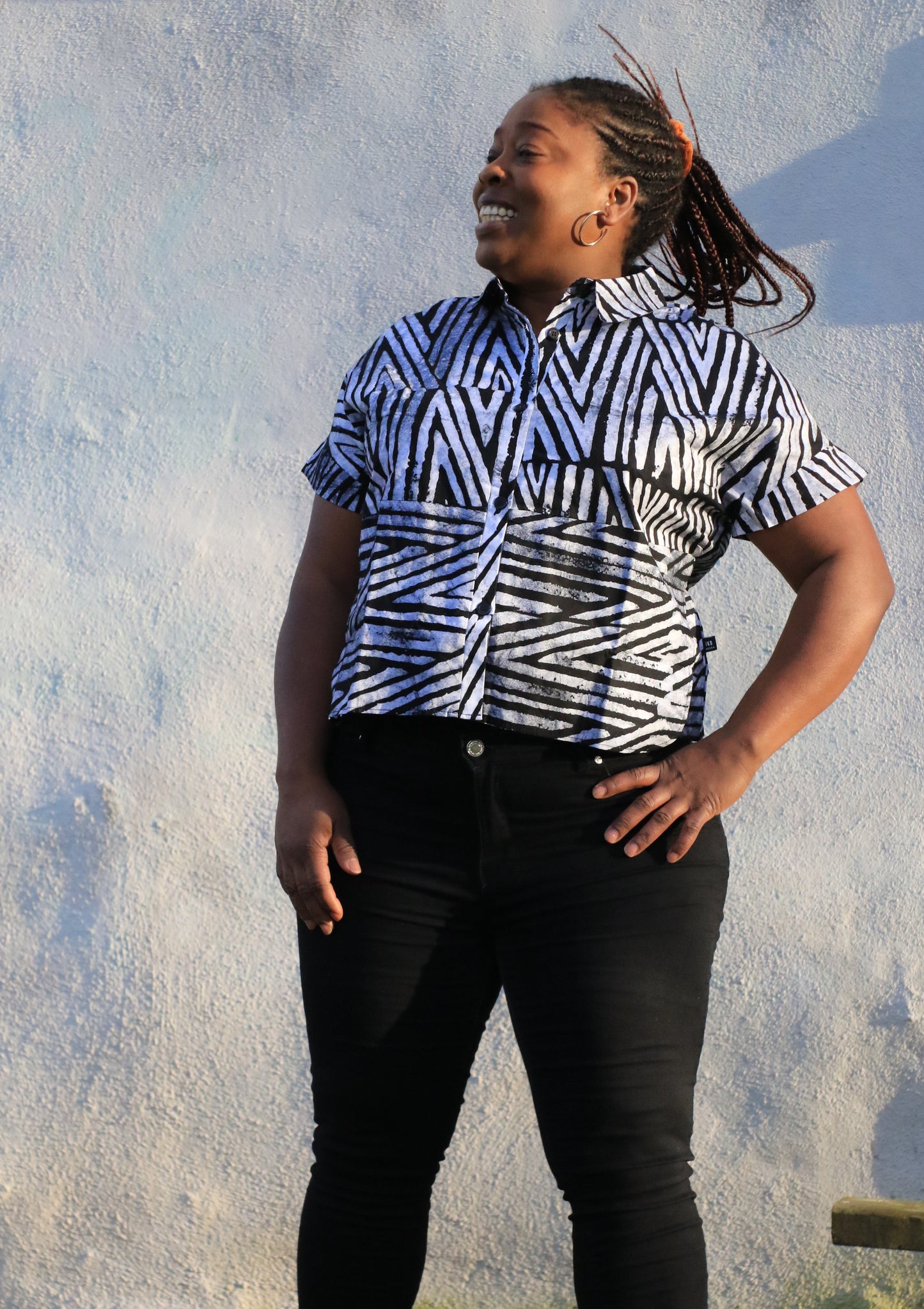 Kisi Box Shirt - Black Legon